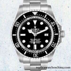 Replica Rolex Sea-Dweller Deepsea Rolex Calibre 2836/2813 Men's m126660-0001 Black Dial Automatic China