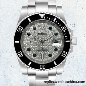 Replica Rolex Yacht-Master Men's 116695 Rolex Calibre 2813 Hands and Markers Diamond Paved Dial China